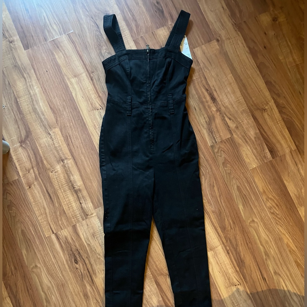 Urban Outfitters Black Denim Overalls